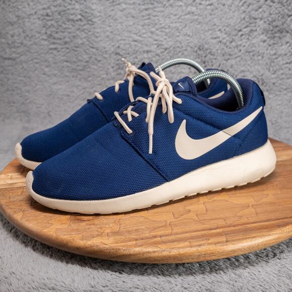 Nike Roshe One Women's Royal Blue Oatmeal Mesh Running Shoes 511882-404 Size 10 - Picture 3 of 10